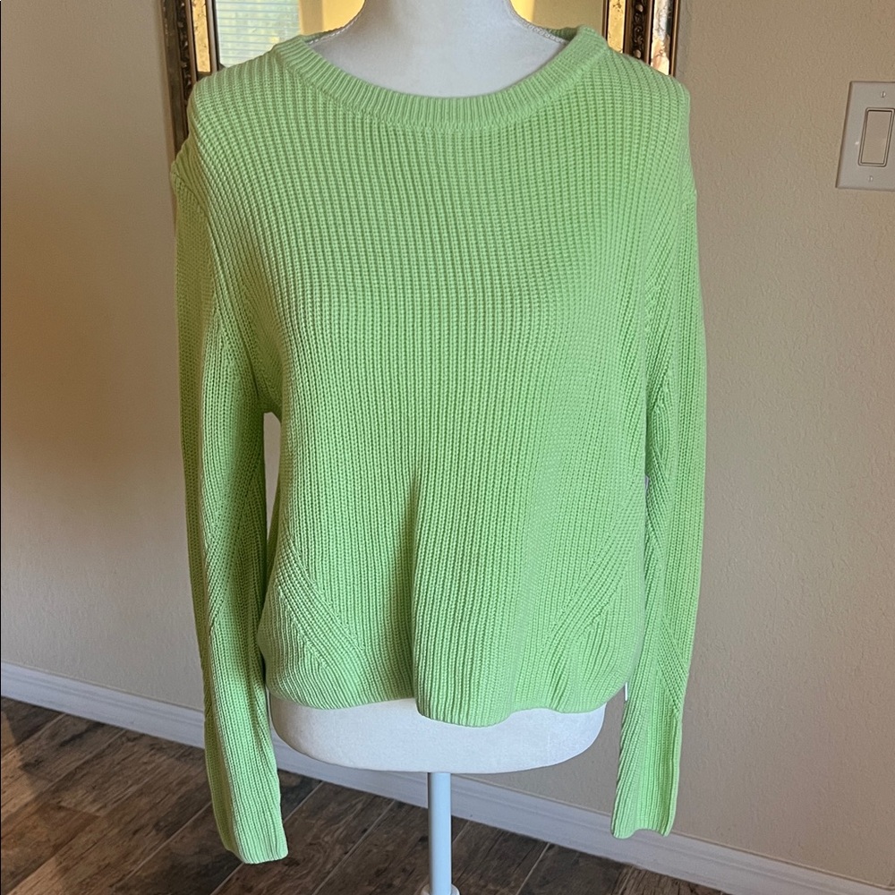 Revolve One Grey Day Ribbed Sweater - Picture 4 of 12